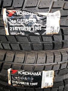 ヨコハマアイスガード215/70r16　2本