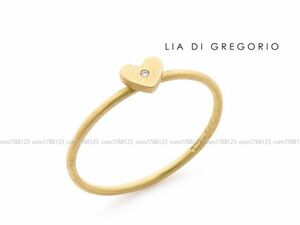 6.3万★LIA DI GREGORIOC★ハート リングaquagirl購入 ゴールド リア ディ グレゴリオ 指輪 リアディグレゴリオH.P.FRANCE BIJOUX取扱い