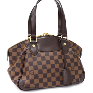 1点限定 ルイヴィトン ヴェローナPM ショルダー ハンドバッグ N41117 ダミエエベヌ ブラウン LOUIS VUITTON Verona PM