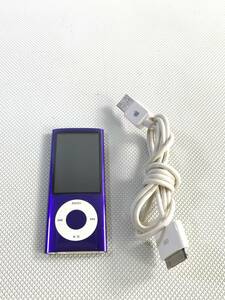 S5943○Apple アップル iPod nano アイポッド ナノ 第5世代 8GB A1320 MC034J コード付 リセット済 訳あり 240611