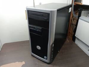 【YDT1030】★CoolerMaster 自作パソコン ECSマザーボード Core2Duo E7200 2.53GHz/1GB/80GB/DVD-MULTI/Windows XP Home★中古