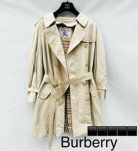 【至極の極み】BURBERRY バーバリー トレンチコート 高級 ノバチェック レディース ロングコート ベージュ NO1