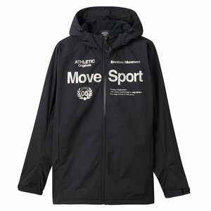 1666073-DESCENTE/HEATNAVIブラッシュド オーセンティックロゴ フーディーM