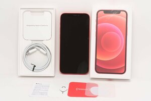 【美品/SIMフリー/バッテリー83%】 Apple iPhone12 mini 64GB (PRODUCT)RED A2398 MGAE3J/A #3306