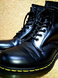 【Dr.MARTENS】ドクターマーチン 1460 8ホールブーツ UK8 (27cm ) 8EYE BOOT BLACK スムースレザー【良品】