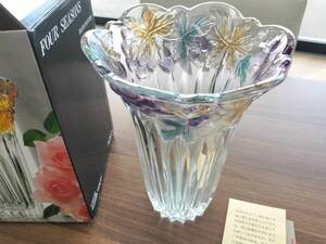 未使用品 SOGA JAPAN フラワーベース 　花瓶 CONTEMPORARY GLASS COLLECTION 曽我ガラス