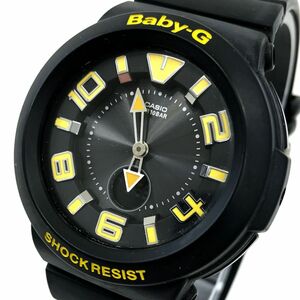 美品 CASIO カシオ BABY-G ベビーG Tripper 腕時計 BGA-1600-1B1 電波ソーラー タフソーラー アナデジ カレンダー マルチバンド6 動作OK