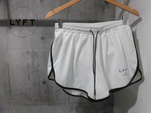 美品/LYFT リフト/JAPAN × United Kingdom ストレッチ ショートパンツ L/ハーフパンツ/ショーツ/白/エドワード加藤 筋トレ ワークアウト