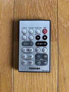 【TOSHIBA/東芝　CDラジオ用　純正リモコン】TY-CRX70用リモコン　TRM-CRX70