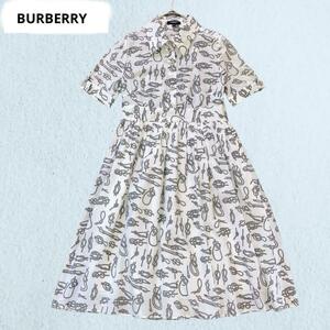 未使用級 BURBERRY ワンピース 半袖 Ｓ 即日発送