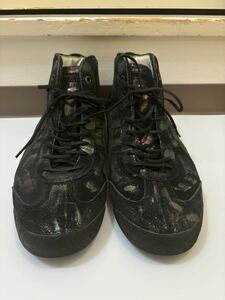 Onitsuka Tiger MEXICO 66 Black 9 1/2 オニツカタイガー スニーカー ブラック スエード 黒