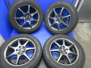 ユ）ザックJP72　16インチ6.5J+45　5/100+　205/55R16　スタッドレス　レクサスＣＴ　プリウス20　30　50系　ウイッシュ　インプレッサ