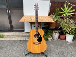 yamaha fg-300j アコースティックギター　黒ラベル　ソフトケース　中古品