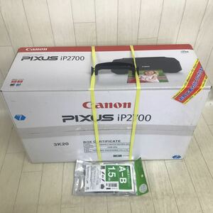 B2030 未開封 未使用品 Canon PIXUS iP2700/キャノン ピクサス インクジェットプリンター 印刷 電化製品 家電 保管品 現状品