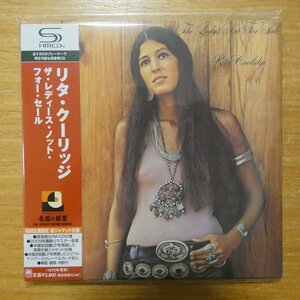 41107516;【SHM-CD】リタ・クーリッジ / ザ・レディース・ノット・フォー・セール(紙ジャケット仕様)　UICY-94193