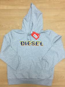 新品/タグ付 DIESEL パーカー XLサイズ グレー ディーゼル 正規店購入