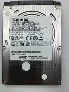 ★7mm★　東芝 2.5インチSATA 500 GB 5400 RPM ハードディスク・正常品...