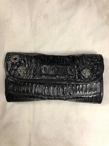 Bill Wall Leather ビルウォールレザー ホーンバック グッドラックスカル カイマン ウォレット 新品 在庫有ります。すぐに納品できます！