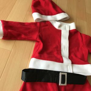 a29 　　クリスマス　サンタクロース　コスチューム　コスプレ　衣装　キッズ　美品　80サイズ　長袖　帽子　ズボン　短パン　パーティー