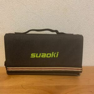 suaoki 折りたたみソーラーパネル 持ち運び可能 60W アウトドア 