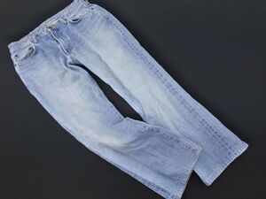 EDWIN エドウィン ストレート デニムパンツ size30/水色 ■■ ☆ ehc6 メンズ