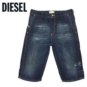 DIESEL ディーゼル PHEDOR シンチバック ハーフデニムパンツ サイズ28