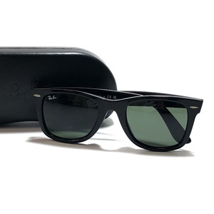 【IT5RPYIJK5Z8】Ray-Ban レイバン サングラス RB2140F WAYFARER ウェイフェイラー BLACK ON TRASPARENT 52 ケース