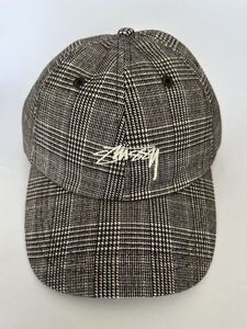 stussy glen plaid low pro cap 帽子 キャップ チェック STUSSY ステューシー 完売品