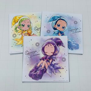 中古品 フラットガシャポン おジャ魔女どれみ CANVAS MODE キャンバスモード 3種セット あいこ おんぷ ももこ