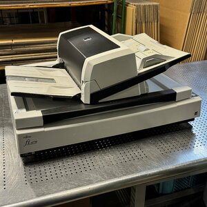 ◎富士通 Image Scanner FI-6770 A3スキャナー ADF読取数:1290160 FB読取数:42190 簡易動作確認済み 電源ケーブル付属 佐川出荷 /1001e5