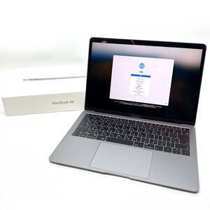 tu099　Apple MacBook Air 13インチ MRE82J/A スペースグレイ A1932 Core i5 / SSD128GB ※中古 / 2018年購入