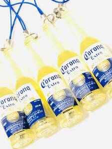 非売品　コロナビール　新品　メキシコBeer Corona Extra　光るボトルストラップ ５個セット