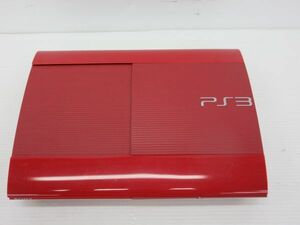 静◆SONY/PS3/薄型/本体のみ/CECH-4000B/レッド/ジャンク品◆K-930