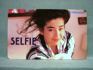 ■□テレカ 未使用 50度数 宮沢りえ パイオニア SELFIE③ PIONEER□■