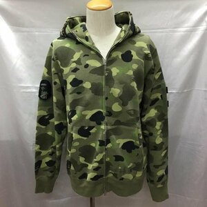 A BATHING APE L アベイシングエイプ パーカー 長袖 001ZPD231926X UNDEFEATED SHARK CAMO FULL ZIP カーキ / カーキ / 10109667