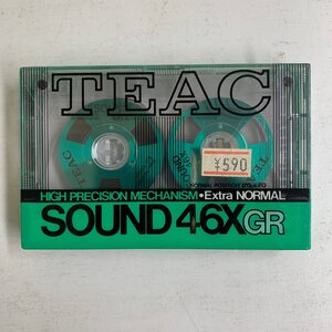 【未開封】 カセットテープ TEAC ティアック SOUND 46X GR ノーマルポジション TYPE I Extra NORMAL グリーン オープンリール型 ☆