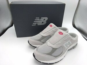 P26545N【未使用】New Balance ニューバランス M2002RMA グレー US9 27.0cm ミュール サンダル スリッポン メンズ 箱有り シューズ 靴