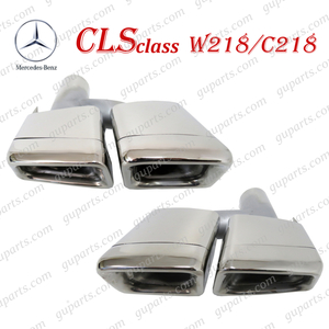 ベンツ CLS クラス C218 W218 CLS63 AMG 218374 218375 218376 218392 マフラー カッター リア スクエア デュアル エンド 4本出し