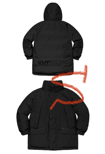 【美中古】黒 S / 20aw supreme GORE-TEX 700-Fill Down Parka / 700 fill jacket シュプリーム ダウン モンスターパーカー 20fw