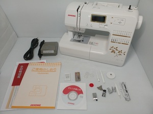 JANOME ジャノメミシン コンピューターミシン DN-11 2020年製 初心者向け ハードケース付き【中古品】 ○YR-51433○