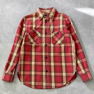 【確かな作り】KAPITAL 日本製 ワークシャツ チェック柄 ラウンドテール