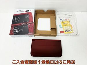 【1円】Newニンテンドー3DSLL 本体 セット メタリックレッド RED-001 任天堂 初期化/動作確認済 3DS LL B03-316rm/F3