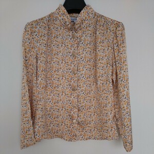 アニエスベー agnes b. 花柄 ツーピース セットアップ 長袖シャツ ロングスカート 36サイズ 新品未使用