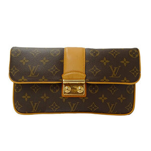 ルイ・ヴィトン LOUIS VUITTON バッグ モノグラム レディース メンズ ブランド クラッチバッグ セカンドバッグ スリムクラッチ ブラウン