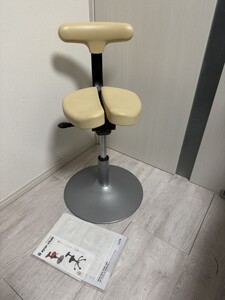 昇降式アーユル・チェア（Ayur-chair）は、「坐骨」で座る姿勢がよくなるイス 5万円購入した　送料2500円　東京池袋