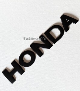 ホンダ HONDA メタルステッカー 3D 立体 エンブレム DIY アルファベット 文字ステッカー ブラック