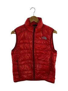 THE NORTH FACE◆LIGHT HEAT VEST_ライトヒートベスト/S/ナイロン/RED