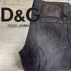 イタリア製　DOLCE & GABBANA ブラックデニム　フレアデニム