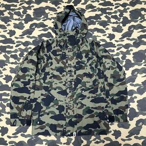 GORE-TEX snowboard jacket green BAPE エイプ スノボジャケット A BATHING APE M