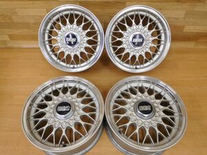 12-067◆美品!!希少★BBS★14in6J+24 4本セット◆BMW E30,ロードスター,bB RS RG